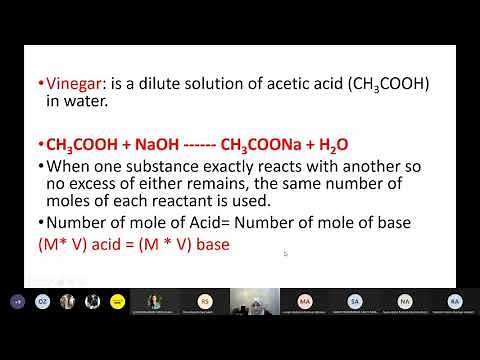 Exp5: determination of acetic acid in vinegar
