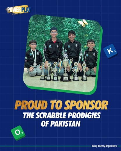 Fueling champions of tomorrow with PowerPlay Making history, Pakistan claims the 6th Team Trophy at the 20th World Youth Scrabble Championship in Kuala Lumpur.🏆 Outshining 226 players from 20 countries, our young stars proved their brilliance, determination, and unstoppable spirit. 🇵🇰✨ #PSO #PowerPlay | Pakistan State Oil