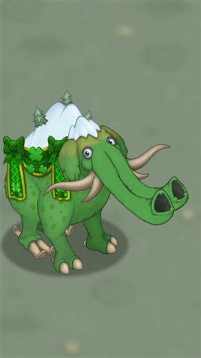 Tuskski Green Jumbo costume - #mysingingmonsters #msm #shorts