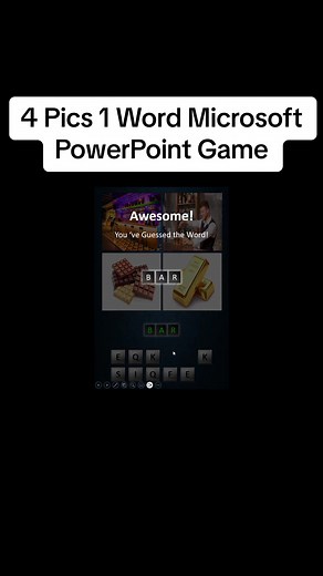 4 Pics 1 Word PowerPoint Game Templates