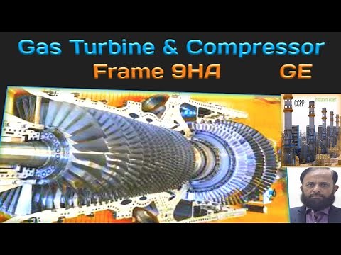 Frame 9HA Gas Turbine and compressor
