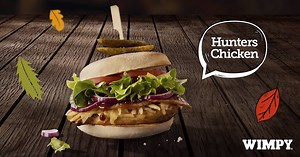 2.2K views · 3 comments | Cozy up with the Hunters Chicken Burger! The perfect way to say ‘Hello, Autumn’. Click here for promo details>> https://bit.ly/2OCymuw | Wimpy UK | Facebook