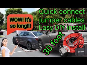 2016 KIA Sorento - DIY Install Quick connect jumper cables | How to