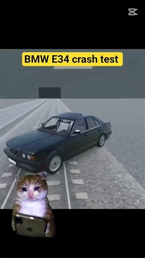 BMW E34 crash test