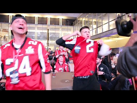 ATLANTA FALCONS FANS REACT DURING SUPER BOWL LI IN DOWNTOWN ATLANTA (THE THRILL AND THE AGONY)
