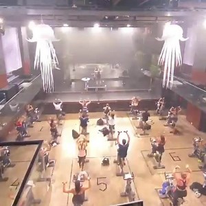 2.1K views · 36 reactions | Together with @rocyclestudios we turned our club in the world’s largest spin studio. For info or reservations check rocyclestudios.com!  | Escape Amsterdam | Facebook