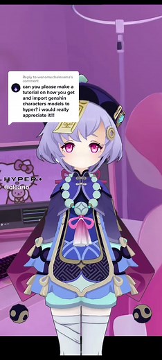 How to Download and Import VRoid Models from Genshin Impact onto Hyper Online
