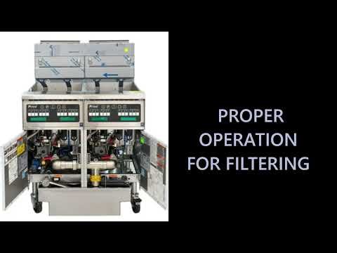Pitco Solstice Proper Operation for Filtering