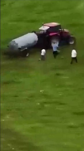 French farmers spray squatters with manure to try and get them to move on