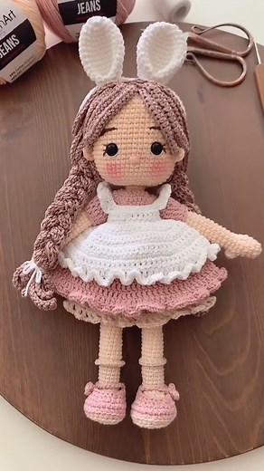 16 reactions | Rosie Doll 0(^.^)0 #reels #Rosie #Rosiedoll #doll #dolls #Handmade #amigurumi #yarnlove #crochet #cute #diy #reelsfb #handmadeplushies #crocheting #kawaii #yarn #amigurumiaddict #plushies #chunkyyarn #amigurumilove #crochetpattern #amigurumitoy #reelsvideo #crochetaddict #toys #crochetlove #amigurumicrochet #reelsviralシ cre_crochet_dolls1 | Crochet World | Facebook