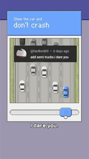 I let the comments redesign my reckless driving CAPTCHA