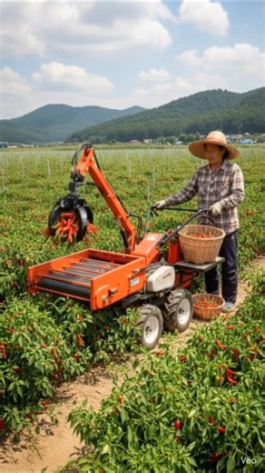 A Perfect Example of Smart Farming: Modern Chili Harvesting