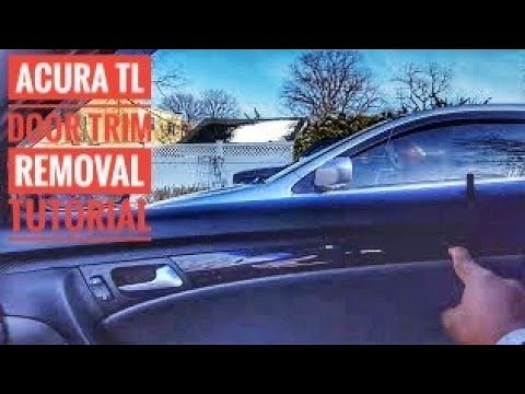 HOW TO REMOVE 2004-2008 ACURA TL INTERIOR TRIM PIECES TUTORIAL