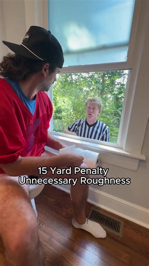 Flag on the play 🚩 Using toilet paper in 2026 is unnecessary roughness. #NFL #Playoffs #Football #Waterdoesitbetter