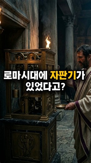 2000년 전 고대 로마에 '자판기'가 있었다고?! 🤯 #역사미스터리 #고대기술 #최초의자판