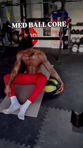 Med Ball Core Exercises to add to Your Routine. #reels #exercise #getfit #abs #coreworkout | Dre JB