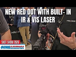 Holosun's NEW Red Dots with Built-In IR & Vis Lasers -- SHOT Show 2026