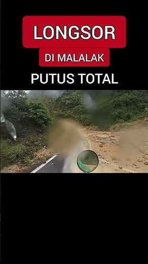 Malalak road completely cut off, mud landslide hit the road body