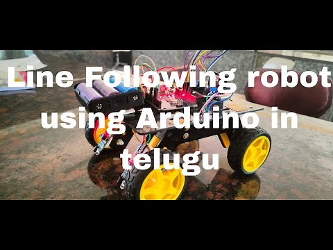 How To Create Line Following Robot Using Arduino Uno In Telugu | Robotics Lab Experiments