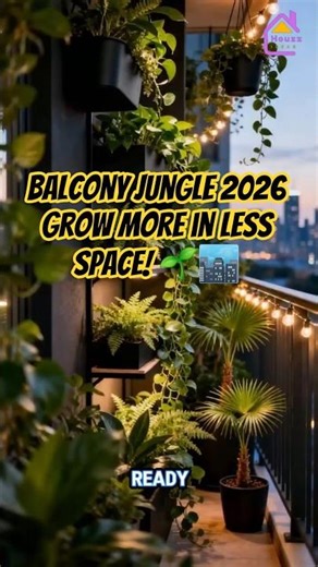Balcony Jungle 2026 — Grow More in Less Space! 🌱🏙️