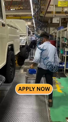 🚛 Mahindra Factory Jobs – Apply Now (206) 📍 Location: Pune, Nashik, Chakan, Zaheerabad, Igatpuri – Major Mahindra Manufacturing Plants in India 💰 Salary: ₹18,000 – ₹40,000 प्रति माह Overtime Incentives ✏️ Eligibility: 10वीं / 12वीं पास | ITI / Diploma / Graduate (Mechanical, Automobile, Electrical Preferred) | Fresher और Experienced दोनों आवेदन कर सकते हैं 🛠️ Role: Vehicle Assembly Line, Engine & Gearbox Fitting, Parts Fitting, Welding, Painting, Electrical Wiring, Quality Control, Machine O