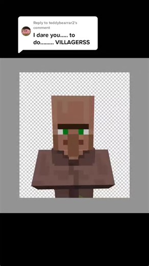 Realistic Villager in Minecraft