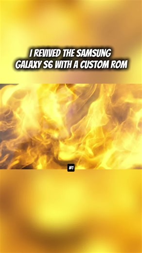 I REVIVED THE SAMSUNG GALAXY S6 WITH A CUSTOM ROM... #fyp #samsung #samsunggalaxy #customrom