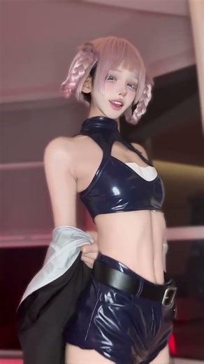 The kitten is sticking out its tongue#tiktok #douyin #cosplay