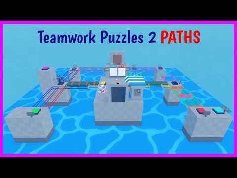 TEAMWORK PUZZLES 2 PATHS Tutorial Roblox
