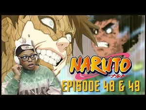 GAARA V. ROCK LEE!!! NARUTO EPISODE 48 & 49 || FIRST TIME WATCHING!