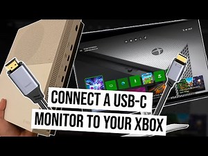 XBOX to USB C Monitor - Connect Xbox HDMI to USB C Display or Portable Monitor