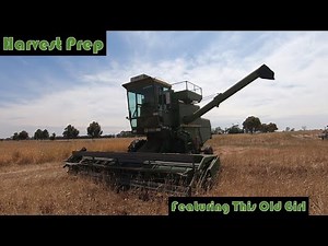 Getting The John Deere 955 Combine Harvester Ready For Harvest