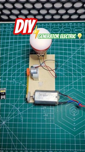 Amazing DIY generator Electric 💡#diyprojects #tech #diy #youtubeshorts