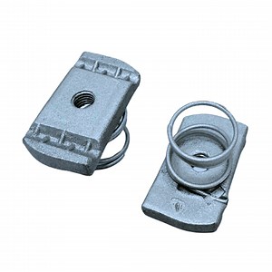 M6 Short Spring Channel Nuts Hot Dipped Galvanized - Box of 100