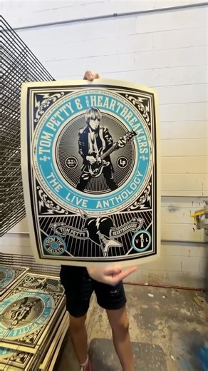 Tom Petty & The Heartbreakers | Available now in the Tom Petty Store - a limited edition, numbered poster of the ‘Live Anthology’ album artwork by Shepard Fairey... | Instagram