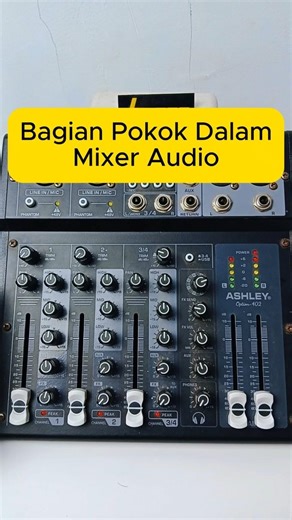 MAIN PARTS OF AN AUDIO MIXER #soundhoreg #allaudio #mixeraudio #audiomixer #mixers #mixer