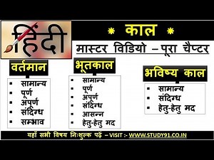 12. kaal in Hindi / काल से सम्बंधित तथ्य / study91 Hindi / full hindi video class / Nitin sir Hindi