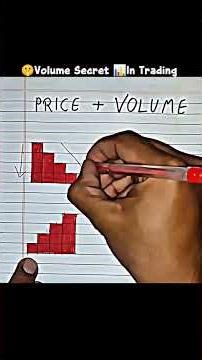 Volume secret 📊in trading #trading #stockmarket #crypto #technicalanalysis #forex