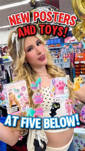 NEW LANA’S LIFE MERCH & POSTERS OUT NOW at ‪@fivebelow‬ !! 💃🕺💃