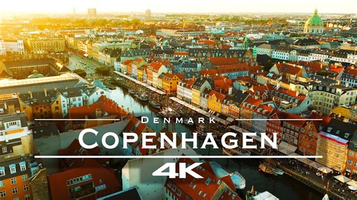 Copenhagen from Above: Epic 4K Aerial Adventure
