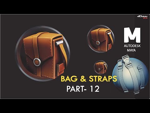 ( Part 12 ) | Bag strap Buckle | Autodesk 3D Maya character modeling Body Photo Realistic |3D Maya |