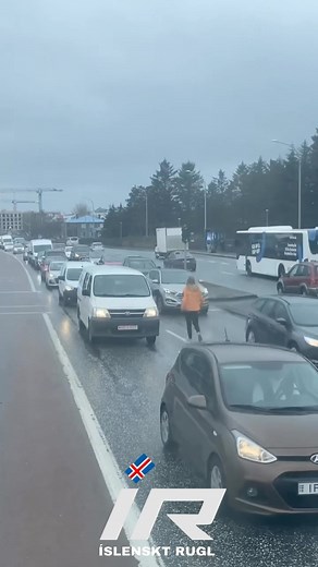 Íslenskt Rugl on Instagram: "Maður labbar á móti umferð😱🤦🏼‍♂️ • • • #funny #crazy #trending #iceland #viral"