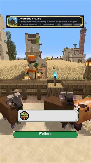 Minecraft Texture Packs re-design Your Game #minecraft #shorts #gaming