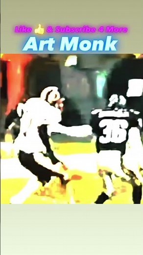 Art Monk NFL football highlights and career #nfl #nflhighlights #artmonk ￼