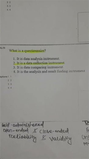 It is a data collection instrument.