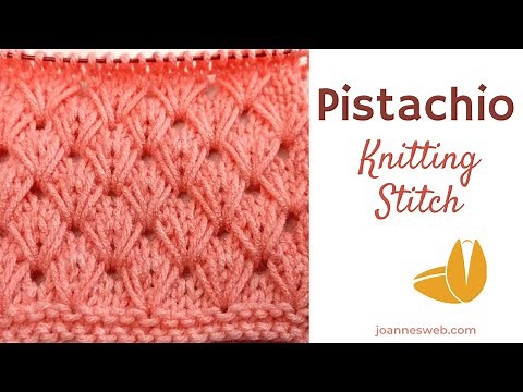 Pistachio Knitting Stitch - Shell Knit Pattern