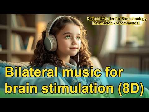 Bilateral music for brain stimulation 8Drelaxation | EMDR music | 🎧 Listen with headphones