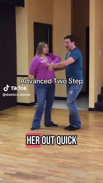 Turns spins alternate timing and of course, the quick quick slow, slow basic. #dance #dancereels #countrydancing