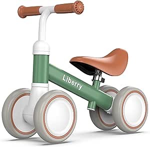 Liberry Baby Balance Bike with Adjustable Seat, Toddler First Ride-On Toy for 1-2 Year Old, Boys Girls Birthday Gift