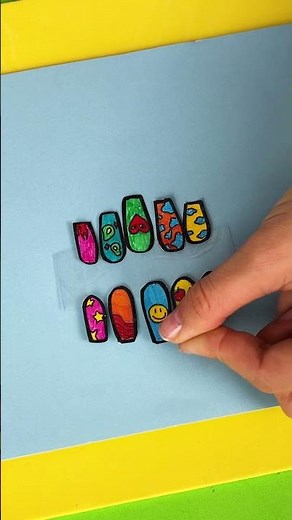 Fun Paper Nails DIY 💅🏻